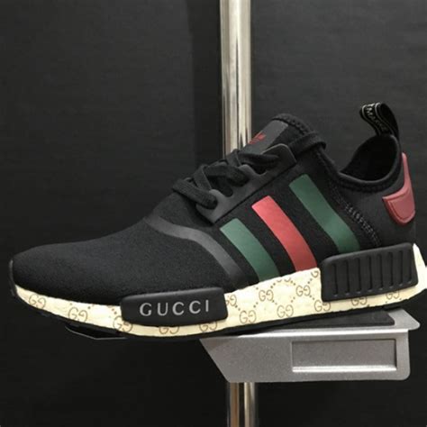 adidas nmd x gucci black|Gucci Adidas NMD malaysia.